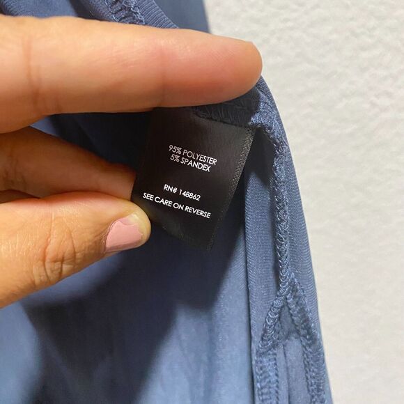 Torrid‎ Long Sleeve Open Front Long Duster Cardigan Sweater Navy Blue Size 0 - Picture 9 of 9